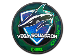 Naklejka | Vega Squadron (hologramowa) | Katowice 2019