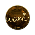 Sticker | woxic (Gold) | Katowice 2019 image 120x120