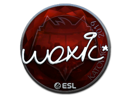 ステッカー | woxic (Foil) | Katowice 2019