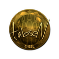 Sticker | tabseN (Gold) | Katowice 2019 image 120x120