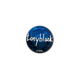 Sticker | tonyblack (Foil) | Katowice 2019