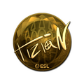 Sticker | tiziaN (Gold) | Katowice 2019 image 120x120