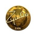 Sticker | ZywOo (Gold) | Katowice 2019 image 120x120