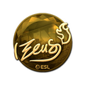 Sticker | Zeus (Gold) | Katowice 2019 image 120x120