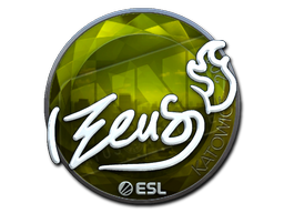 Klistermärke | Zeus (Foil) | Katowice 2019