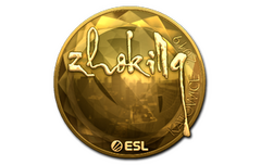 Sticker | zhokiNg (Gold) | Katowice 2019