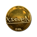 Sticker | xseveN (Gold) | Katowice 2019 image 120x120