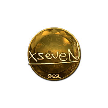 Sticker | xseveN (Gold) | Katowice 2019 image 360x360