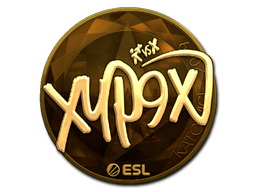 Klistremerke | Xyp9x (gull) | Katowice 2019