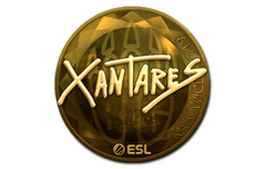 Sticker | XANTARES (Gold) | Katowice 2019