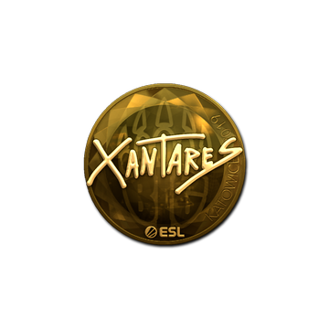 Sticker | XANTARES (Gold) | Katowice 2019 image 360x360