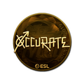 Sticker | xccurate (Gold) | Katowice 2019 image 120x120