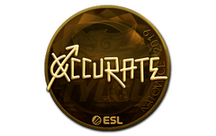 Sticker | xccurate (Gold) | Katowice 2019
