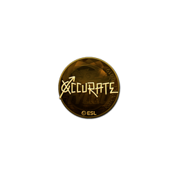 Sticker | xccurate (Gold) | Katowice 2019