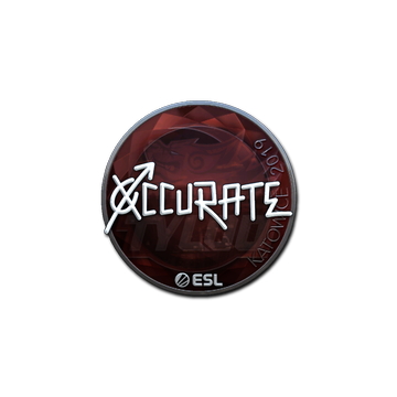 Sticker | xccurate (Foil) | Katowice 2019 image 360x360