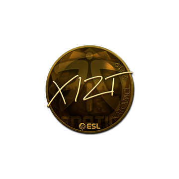 Sticker | Xizt (Gold) | Katowice 2019 image 360x360