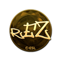 Sticker | REZ (Gold) | Katowice 2019 image 120x120