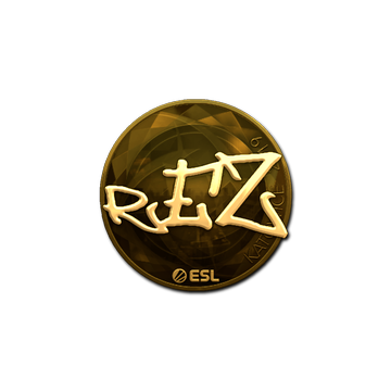 Sticker | REZ (Gold) | Katowice 2019 image 360x360