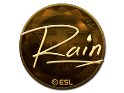 Sticker | rain (Gold) | Katowice 2019