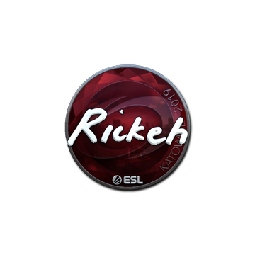 Sticker | Rickeh (Foil) | Katowice 2019 image 360x360