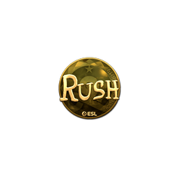 Sticker | RUSH (Gold) | Katowice 2019