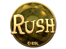 ステッカー | RUSH (Gold) | Katowice 2019