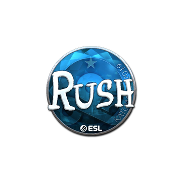 Sticker | RUSH (Foil) | Katowice 2019 image 360x360