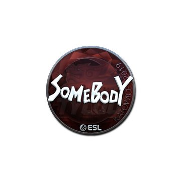 Sticker | somebody (Foil) | Katowice 2019 image 360x360