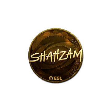 Sticker | ShahZaM (Gold) | Katowice 2019 image 360x360