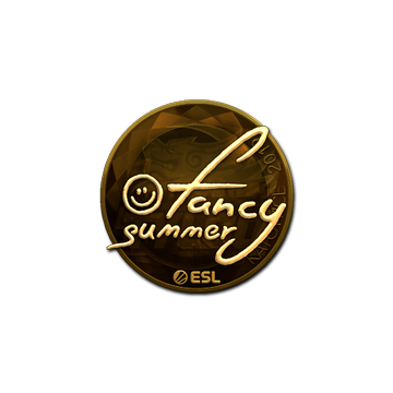 Sticker | Summer (Gold) | Katowice 2019 image 360x360