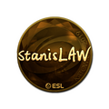 Sticker | stanislaw (Gold) | Katowice 2019 image 120x120