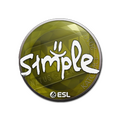 Sticker | s1mple | Katowice 2019 image 120x120