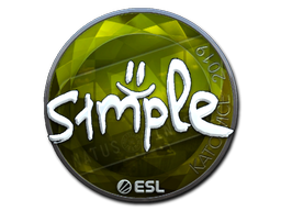 Sticker | s1mple (Glimmend) | Katowice 2019