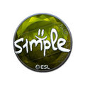 Sticker | s1mple (Foil) | Katowice 2019 image 120x120