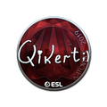 Sticker | qikert (Foil) | Katowice 2019 image 120x120