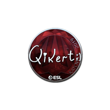 Sticker | qikert (Foil) | Katowice 2019 image 360x360