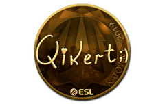 Sticker | qikert (Gold) | Katowice 2019