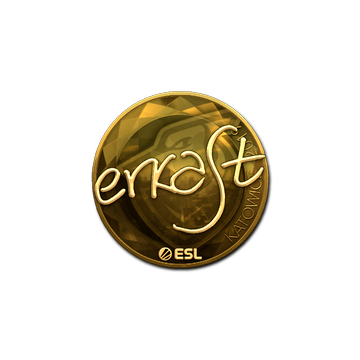 Sticker | erkaSt (Gold) | Katowice 2019 image 360x360