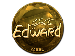 Sticker | Edward (Gold) | Katowice 2019