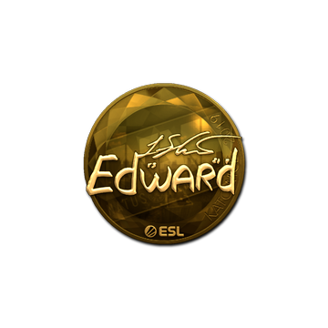 Sticker | Edward (Gold) | Katowice 2019 image 360x360