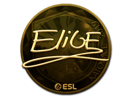 Стикер | EliGE (златен) | Katowice 2019