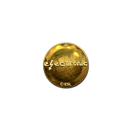 Sticker | electronic (Gold) | Katowice 2019