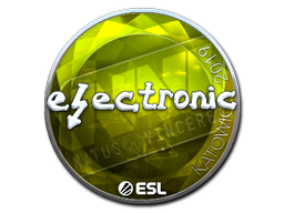 Sticker | electronic (Glimmend) | Katowice 2019