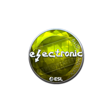 Sticker | electronic (Foil) | Katowice 2019 image 360x360