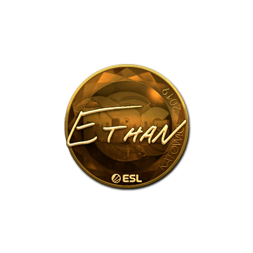 Sticker | Ethan (Gold) | Katowice 2019 image 360x360