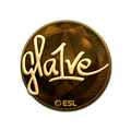 Sticker | gla1ve (Gold) | Katowice 2019 image 120x120