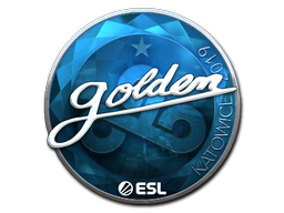 Adesivo | Golden (Brilhante) | Katowice 2019