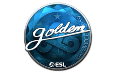 Sticker | Golden (Foil) | Katowice 2019