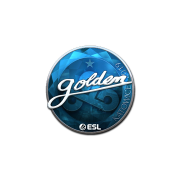 Sticker | Golden (Foil) | Katowice 2019 image 360x360
