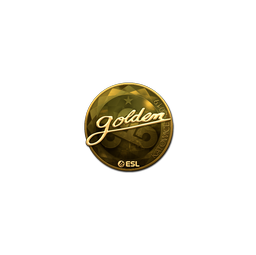 Sticker | Golden (Gold) | Katowice 2019